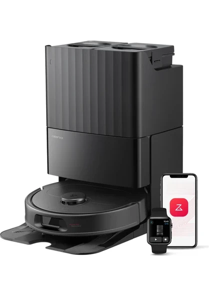 Roborock Qrevo L Siyah Çöp İstasyonlu Akıllı Robot Süpürge