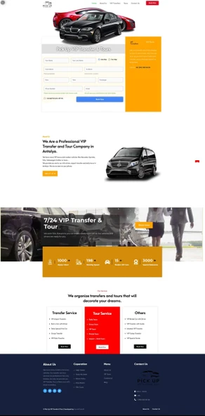 VIP Transfer & Tur WordPress Teması - Havalimanı Transferi Hazır Site Teması - Resim 4