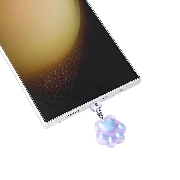 Zore Type-C Uyumlu Silikon Şarj Portu Tıpası 3'lü Set - Resim 5