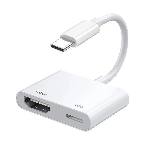 Zore Type-C to Type-C PD100W + HDMI 4K@30Hz 2in1 Adaptör ürün görseli 1