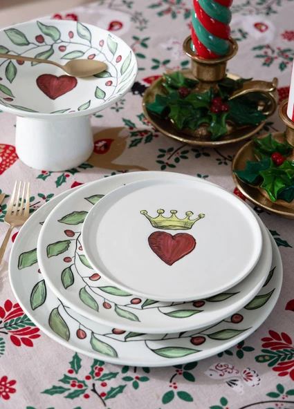 The Mia Luv Pasta Tabağı 6lı Set 19 cm - Resim 7