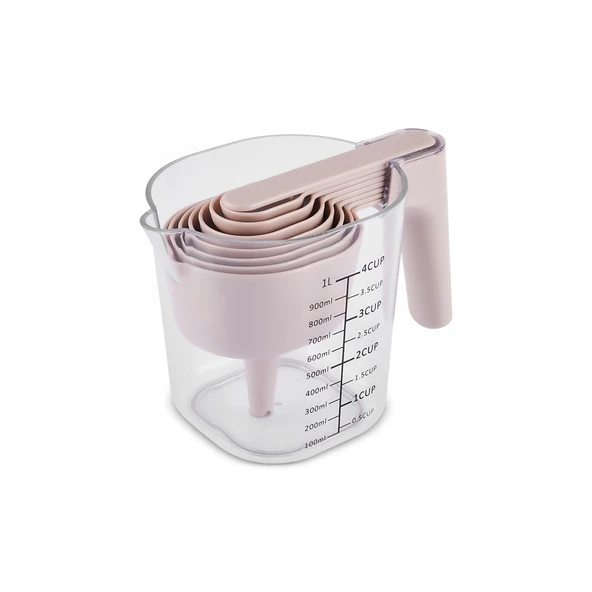 Karaca Ekin Hazneli Ölçü Kabı & Kaşığı Seti - Resim 8