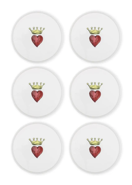 The Mia Luv Pasta Tabağı 6lı Set 19 cm - Resim 4