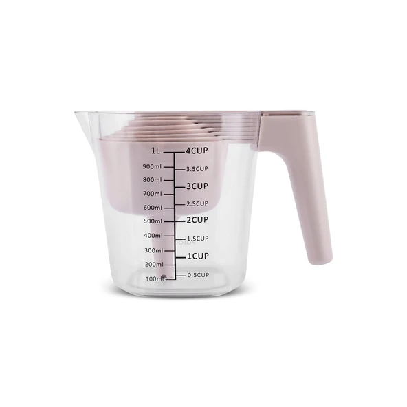 Karaca Ekin Hazneli Ölçü Kabı & Kaşığı Seti - Resim 7