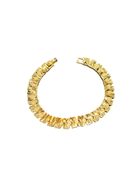 Altın Renk VIP Parlak Şık Motifli 316L Çelik Kadın Bileklik | Parlak ve Şık Hediye ürün görseli 1