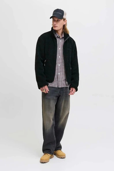 JackJones Norrebro Teddy Polar Erkek Ceket 12282890 - 4