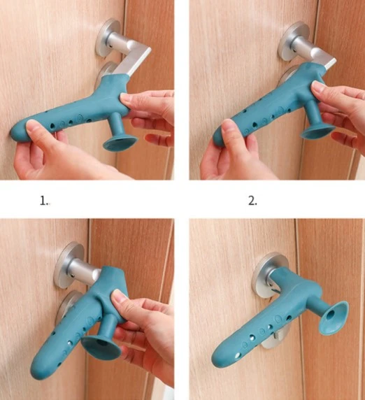 Silikon Duvar Koruyucu Kapı Stoperi GRİ (5314) - 2