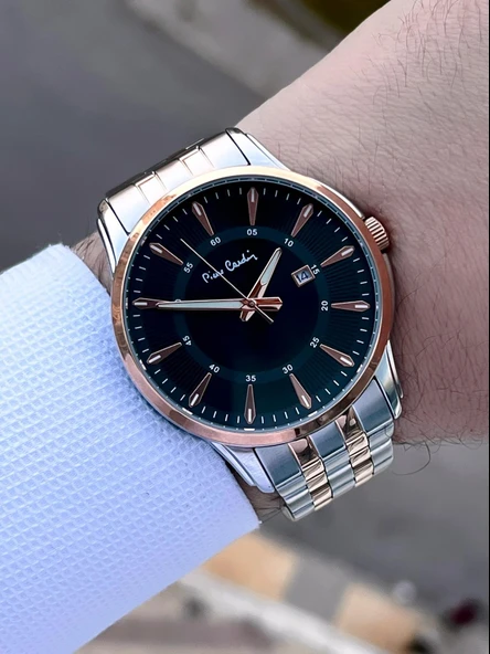 Pierre Cardin Damat Ve Nişan İçin 2 Yıl Garantili 3 Atm Suya Dayanıklı Erkek Kol Saati K.800211F104 - Resim 2