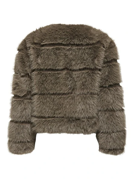 Only Jdy Ofelıa Faux Fur Kadın Ceket 15359349 - Resim 7