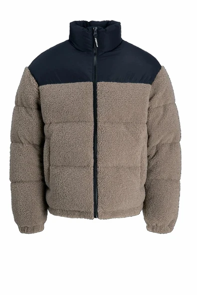 Jack Jones Flare Teddy Puffer Erkek Ceket 12286050 - Resim 7