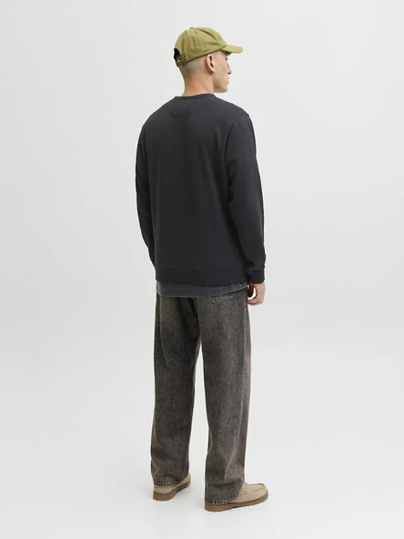 Jack Jones Bleecker Brandıbg Relax Fit Erkek Sweat 12286775 - Resim 4