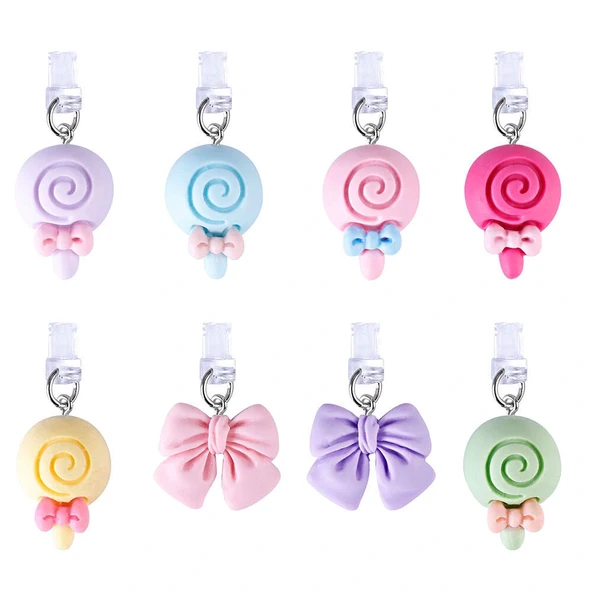 Zore Type-C Uyumlu Silikon Şarj Portu Tıpası 3'lü Set - Resim 9