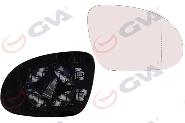 GVA 1175024 AYNA CAMI SAĞ GOLF V-JETTA-PASSAT 04> ISITMALI ASFERİK VM-197AGHR 1K0857522-3C0857522-5M0857522F ürün görseli 1