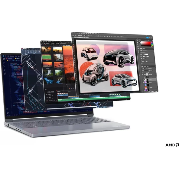 Lenovo Thinkpad 16P G6 Ryzen 9-8940HX 64GB 2tb SSD RTX5060 115W 16" 240Hz Wqxga WIN11 Pro 21U00013TXEP8 + Elektropasaj Çanta - Resim 4