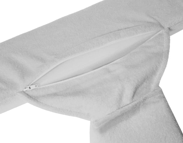 BabyJem Bebek Güvenli Uyku Yastığı 014 Gri - Resim 4