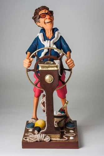 Forchino Biblolar - Sertifikalı Yat Kaptanı Biblo 25,5x19x44 cm Dekoratif Obje ürün görseli