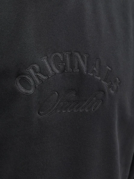 Jack Jones Bleecker Brandıbg Relax Fit Erkek Sweat 12286775 - Resim 7