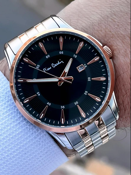 Pierre Cardin Damat Ve Nişan İçin 2 Yıl Garantili 3 Atm Suya Dayanıklı Erkek Kol Saati K.800211F104 - Resim 3