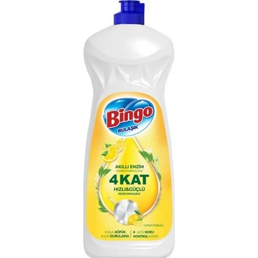 Bingo Akıllı Kapsül Pro Bulaşık Makinesi Deterjanı+Bingo Dinamik Parlatıcı Makine Parlatıcı 400 ml+Bingo Sıvı Bulaşık Deterjanı 1500 ml Limon - Resim 3