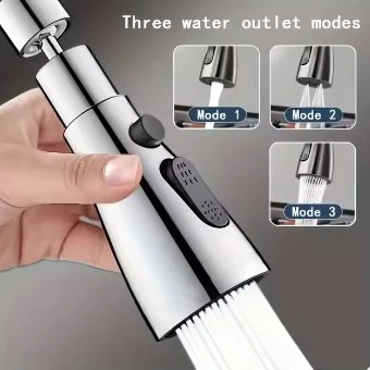 3 Fonksiyonlu Metalik Musluk Başlığı (5314)