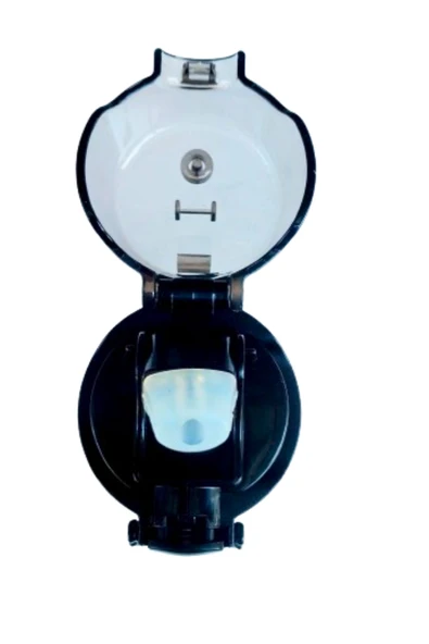 500 ml naruto lu suluk matara  kalın pipetli siyah 1 adet - Resim 3