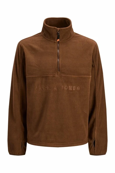 Jack Jones Alpes Half Fleece Fermuarlı Yaka Erkek Polar 12284828 ürün görseli