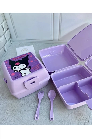 Kuromi Beslenme Kabı,Beslenme Kutusu 3463 - Resim 4