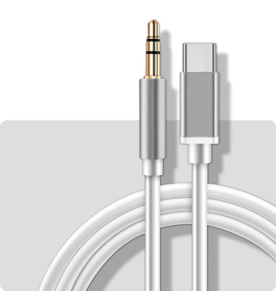 Zore JH-030 Type-C to 3.5mm Aux Çevirici Ses Adaptörü - Resim 2