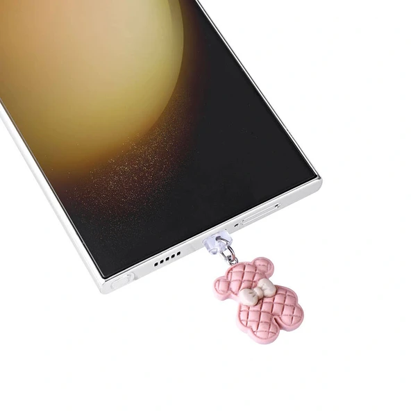 Zore Type-C Uyumlu Silikon Şarj Portu Tıpası 3'lü Set - Resim 3