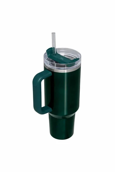 Stanley Adv 40oz The Glow Quencher H2.O Tm Tumb FlowState™ Pipetli Termos 1.18 Lt Yeşil 10-10824-807 - 2