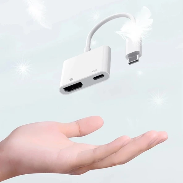 Zore Type-C to Type-C PD100W + HDMI 4K@30Hz 2in1 Adaptör - Resim 6