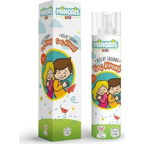 Minoris Kids Organik Kolay Tarama Saç Kremi 200ml - 2