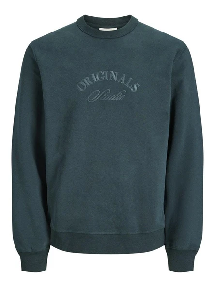 Jack Jones Bleecker Brandıbg Relax Fit Erkek Sweat 12286775 - Resim 5