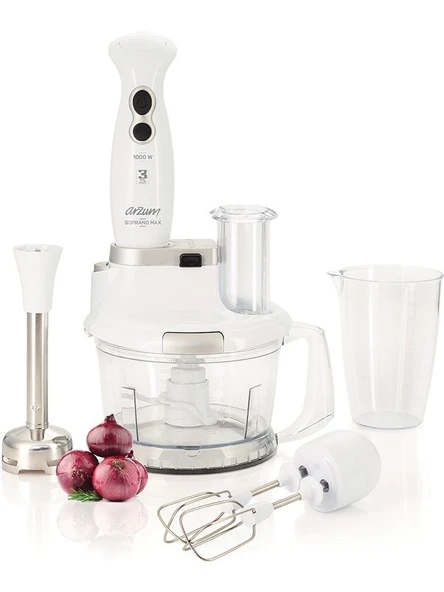Arzum AR1004 Soprano Max Multi Blender Seti - Beyaz - Resim 3