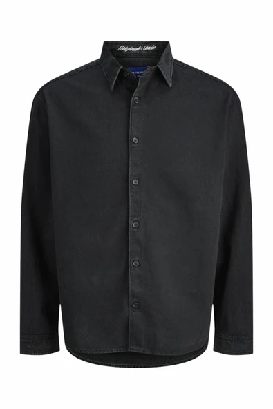 Jack Jones Norrebro Denim Loose Fit Erkek Jean Gömlek 12282775 ürün görseli 1