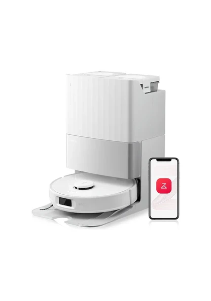 Roborock Qrevo Edge 5V1 Çöp İstasyonlu Beyaz Akıllı Robot Süpürge