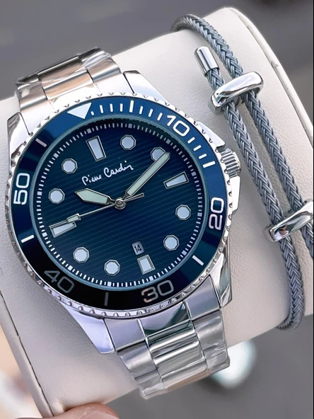 Pierre Cardin Damat Ve Nişan İçin 2 Yıl Garantili 3 Atm Suya Dayanıklı Erkek Kol Saati EK.800311F05 ürün görseli