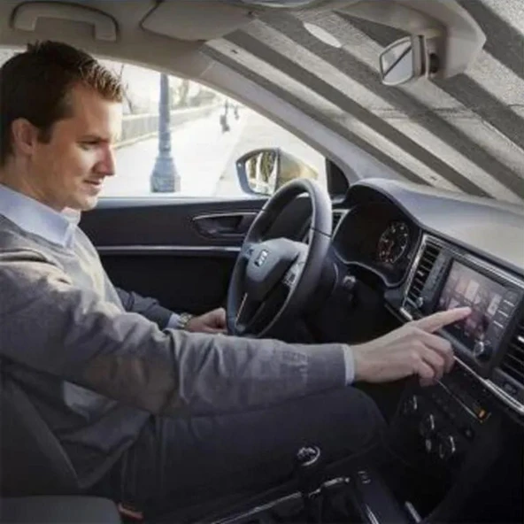 120*55 cm Ambalajlı Vantuzlu Araç İçi Ön Cam Perdesi Katlanabilir Güneşlik (5314) - 4