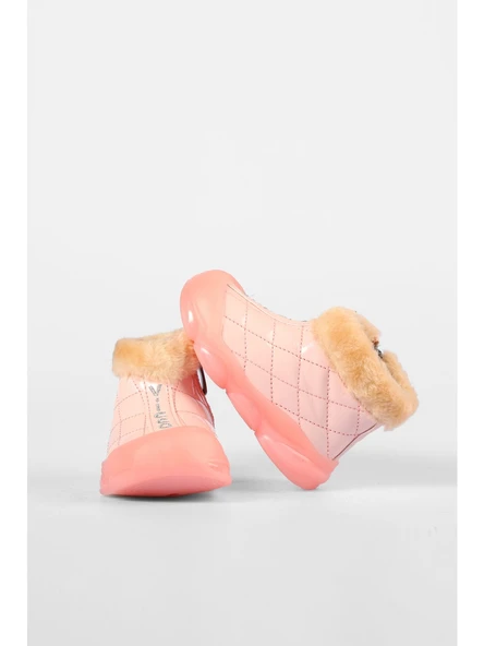 Vicco Poppy II İlk Adım Pudra Pembe Işıklı Çocuk Bot - Resim 3