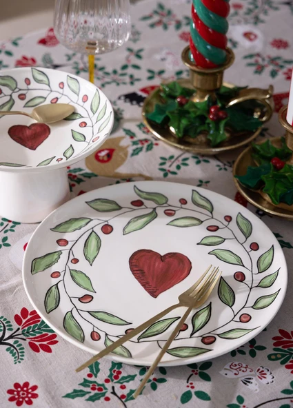 The Mia Luv Servis Tabağı 30 Cm - Resim 3