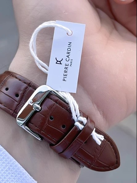 Pierre Cardin Deri Kordon 2 Yıl Garantili 3 Atm Suya Dayanıklı Erkek Kol Saati EK.800411F11 - Resim 6