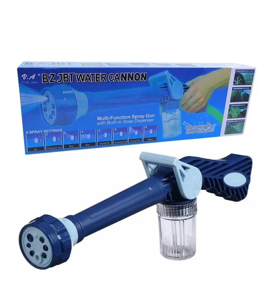 Otomobil Yıkama Sulama Fonksiyonlu Su Püskürtme Tabancası Deterjanlı Akıllı Tayzikli Basınçlı Bahçe (5314)