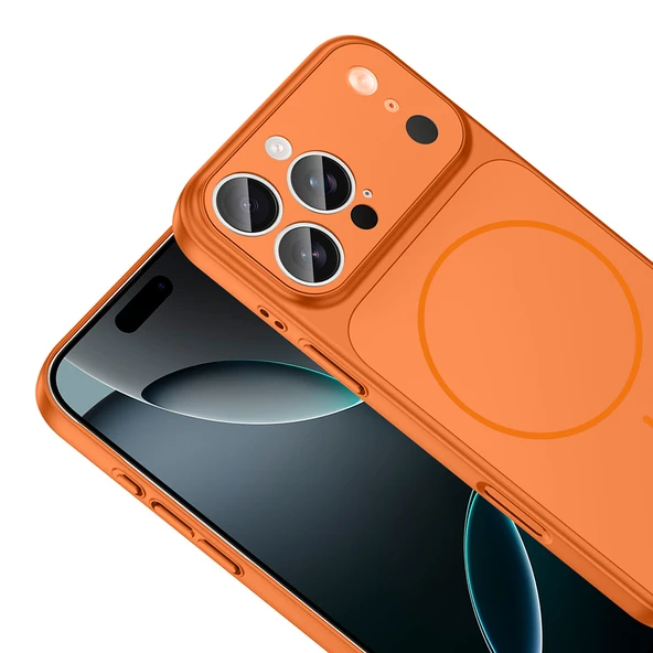 iPhone 14 Pro Uyumlu İphone 17 Görünümlü Kılıf Kablosuz Şarj Özellikli Kamera Korumalı Formen Kapak - Resim 7