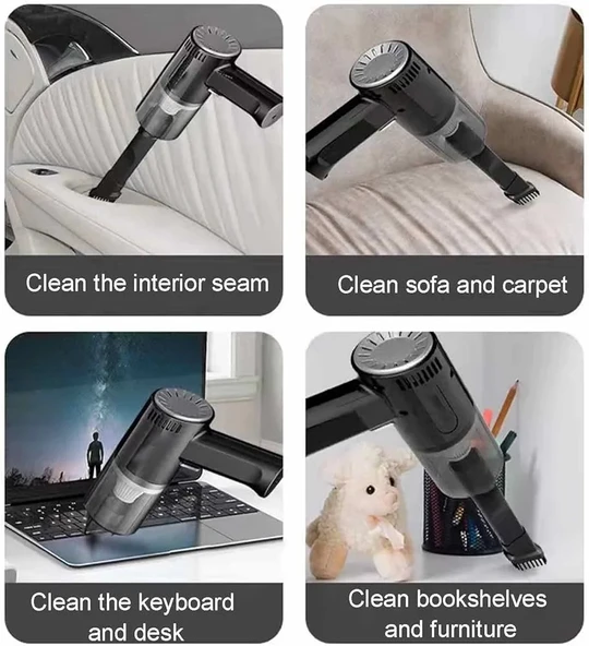 Mini Şarjlı Araç Süpürgesi AS-228 (5314) - 3