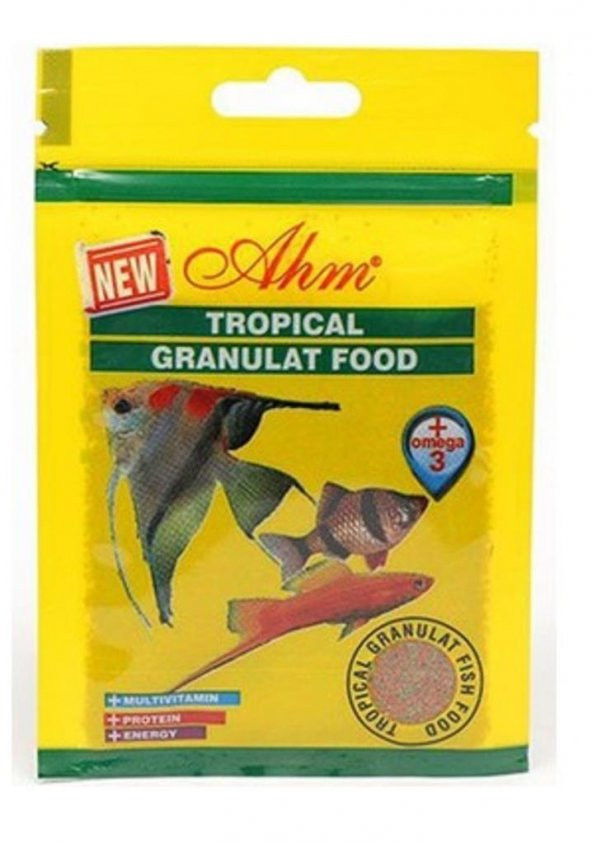 Ahm Tropical Granulat Balık Yemi 15 Gr