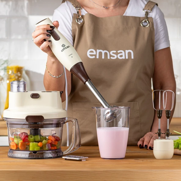 Emsan Nostalji Mutfak Robotu Krem - 5