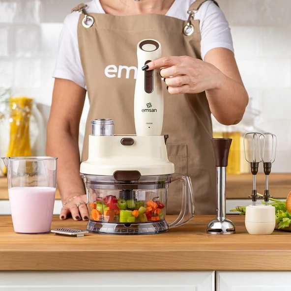 Emsan Nostalji Mutfak Robotu Krem - 4
