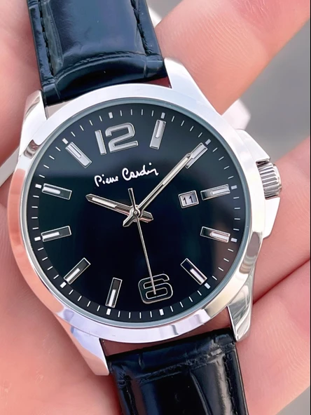 Pierre Cardin Deri Kordon 2 Yıl Garantili 3 Atm Suya Dayanıklı Erkek Kol Saati EK.800411F08S - Resim 4