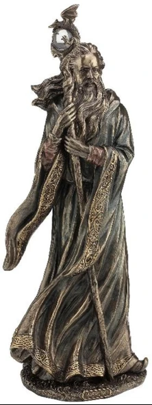 Wise Biblolar - Merlin Biblo 19x15,5x47 cm Dekoratif Obje Mitoloji & Tarih ürün görseli