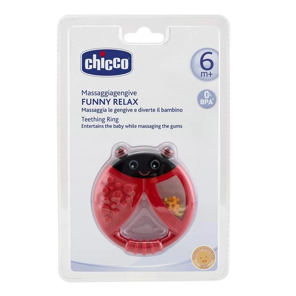 Chicco Funny Relax Diş Kaşıyıcı - Uğur Böceği - Resim 2